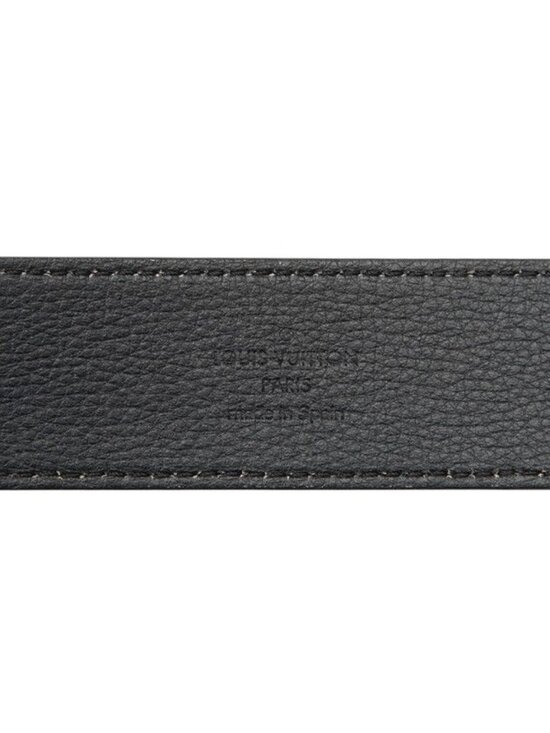 Louis Vuitton Ceinture LV Belt 90 36 Black Leather